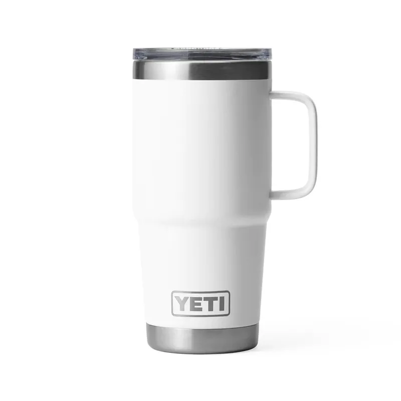 Yeti Rambler 20oz Travel Mug White